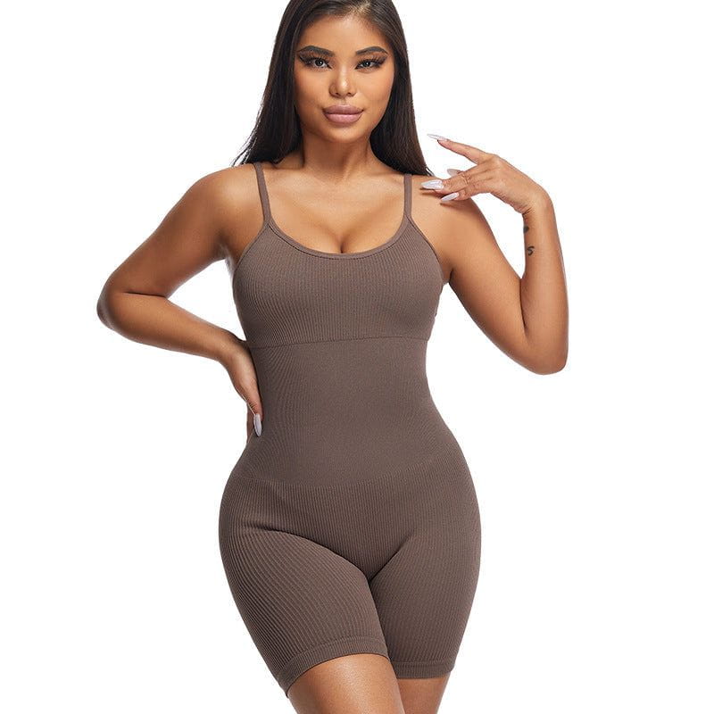 Cheky - One-piece Corset Women's Hip Lifting Beauty Back Fitness