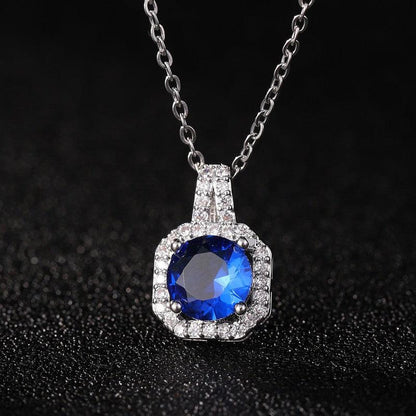 Cheky - Perfume Bottle Pendant Necklace Women's Full Diamond