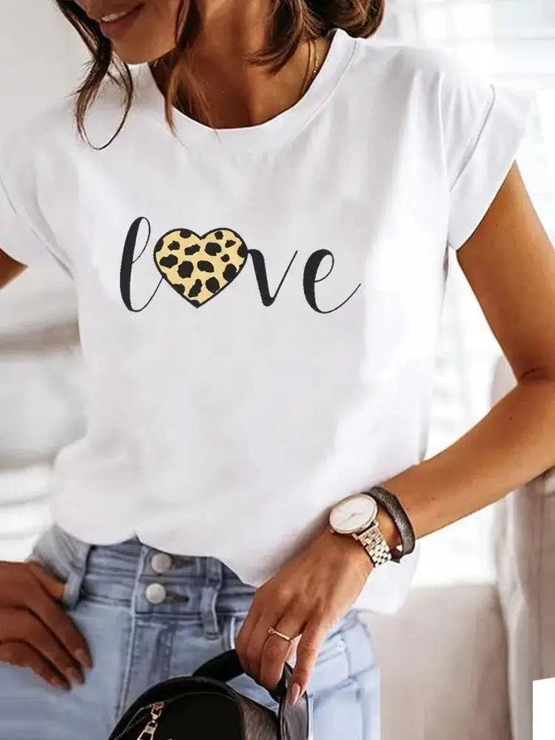 Cheky - Graphic Love Print Tee