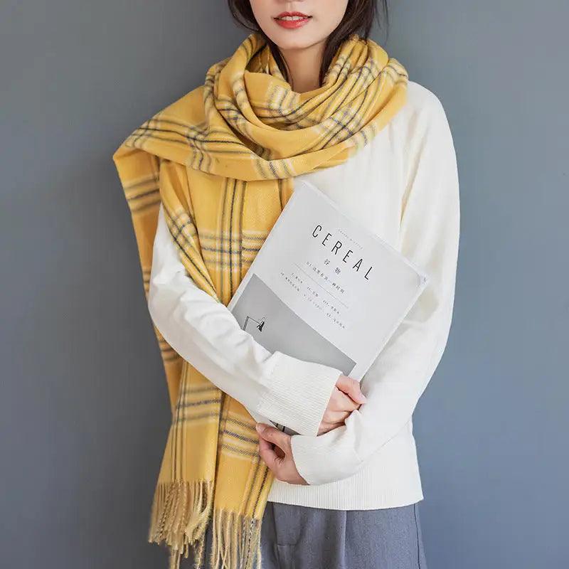 Cheky - Fashion Warm Cashmere Scarf In Autumn And Winter