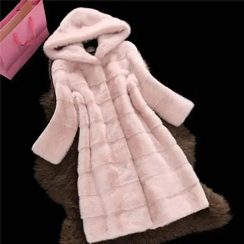 Cheky - Mink Faux Fur Coat