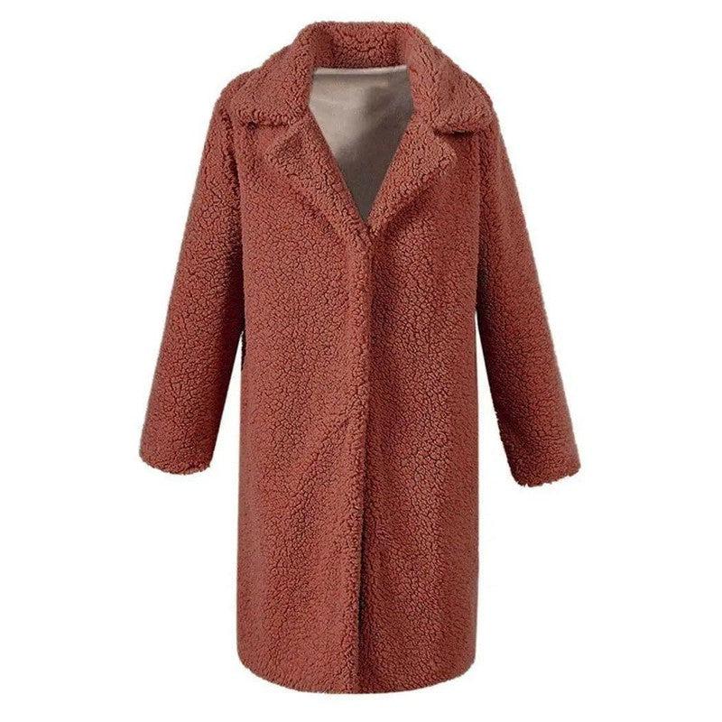 Cheky - Winter Lambskin Faux Fur European and American Fashion Urban