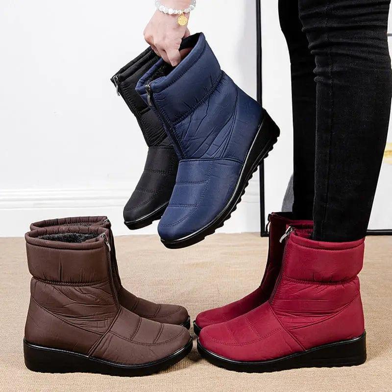 Cheky - Winter Snow Boots For Women Warm Plush Platform Boots Shoes