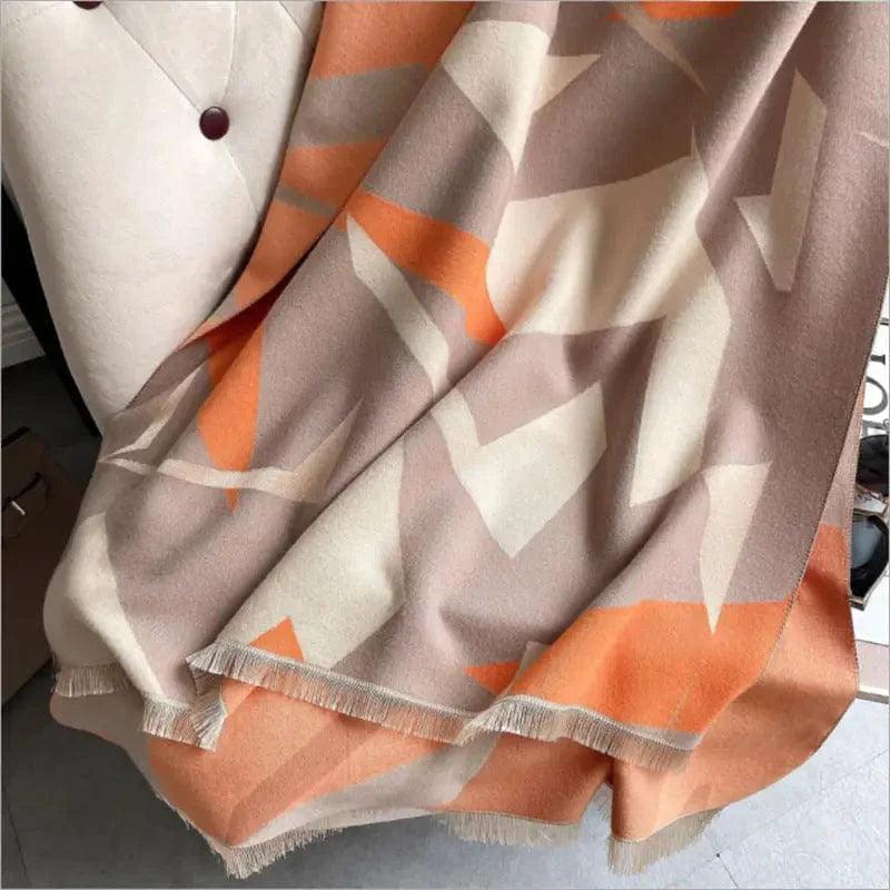 Cheky - Women's Korean Style Air Conditioning Shawl Thickened Warm Scarf